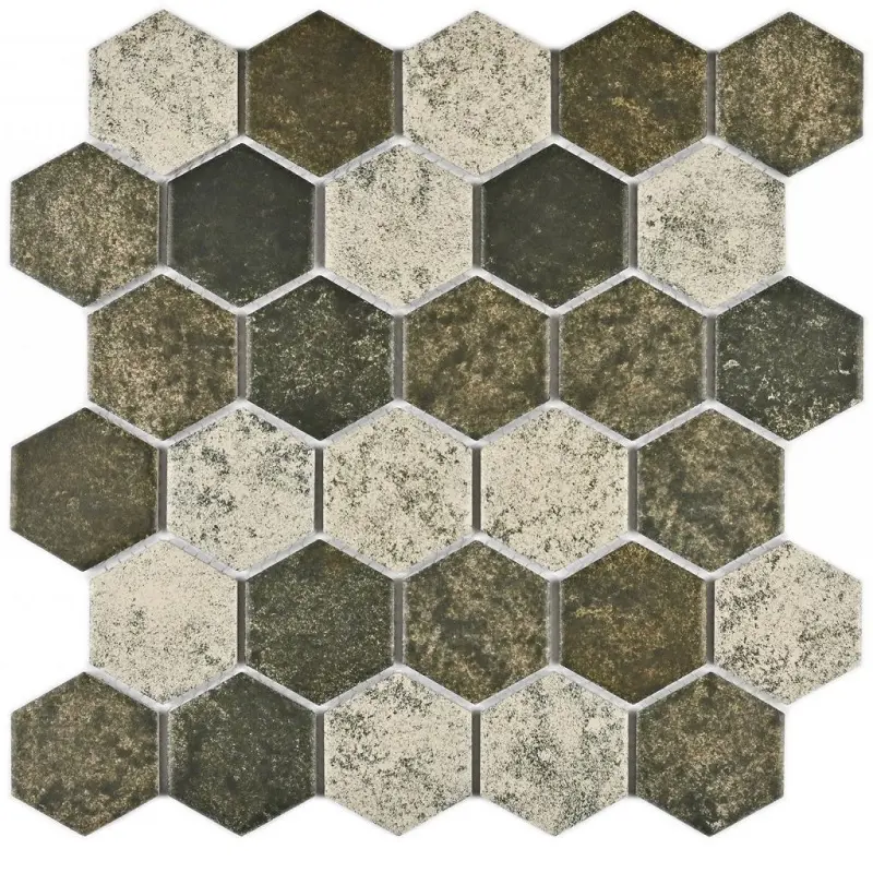 Изображение товара Декоративная мозаика Granito 00-00112611 Olmeto Brownekb 27.1x28.2см цвет Коричневый