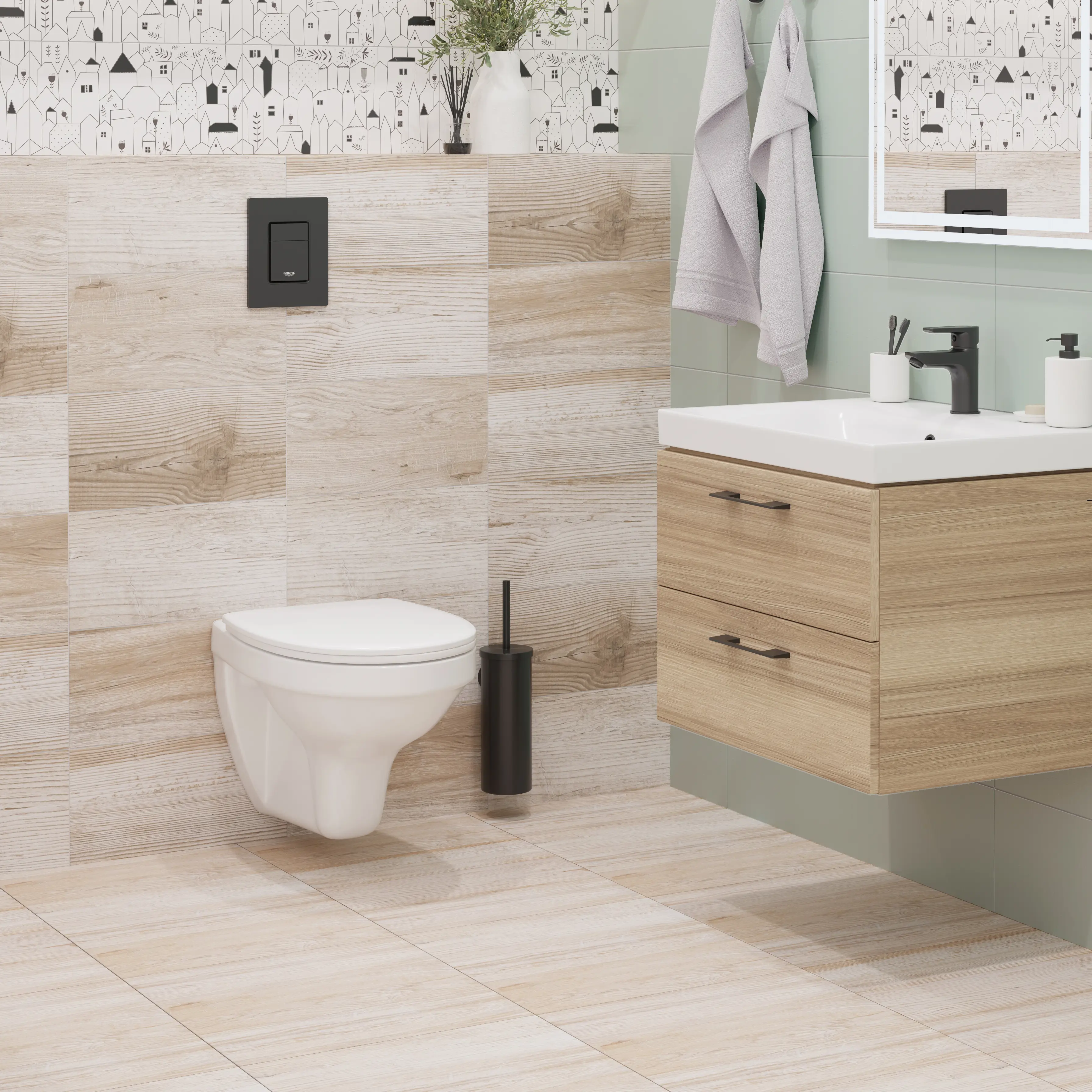 Изображение товара Настенная плитка LB Ceramics Play 19.8x39.8 см бежевый матовый