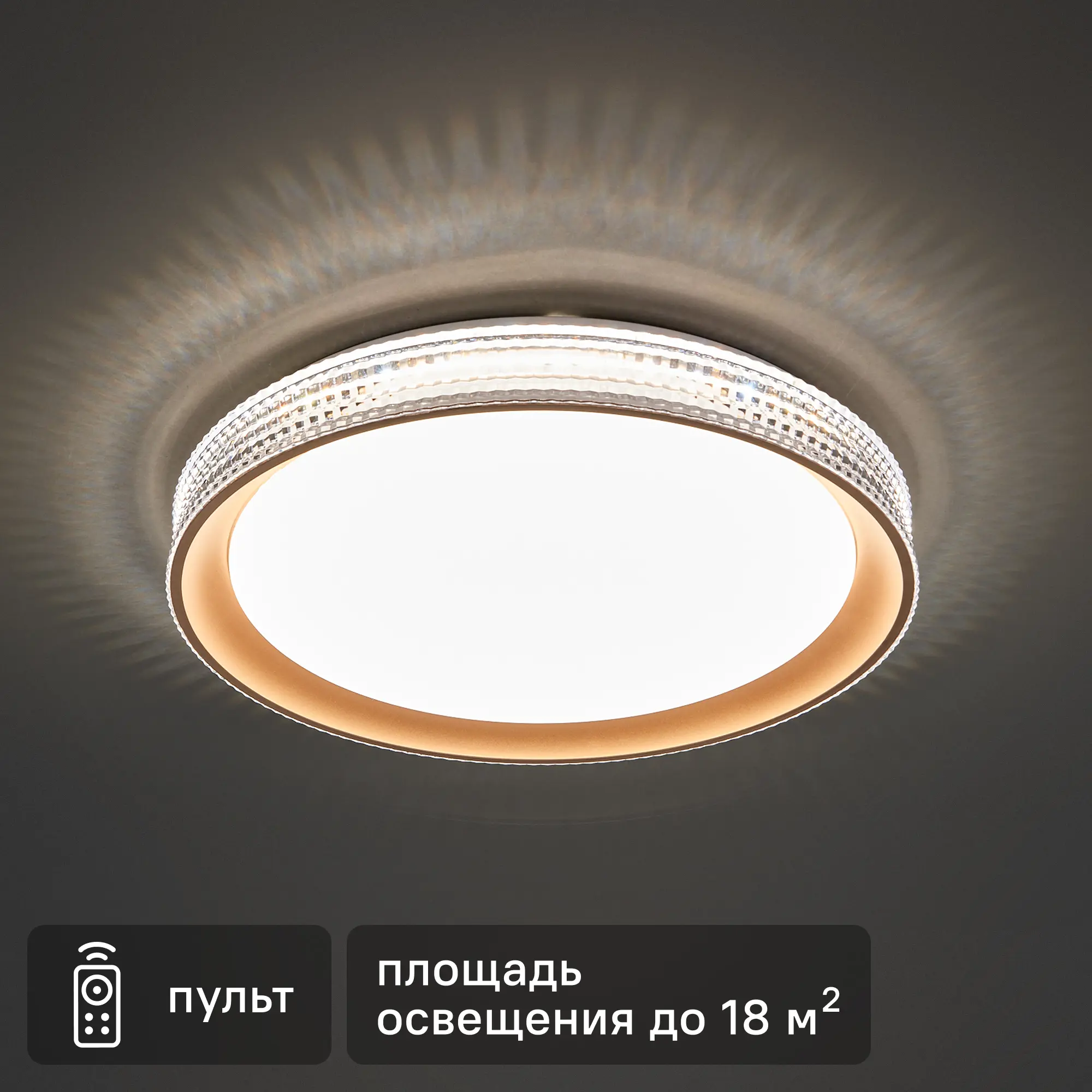 Изображение товара Настенно-потолочный светодиодный светильник Lumion Shiny 3054/DL 48 Вт IP43