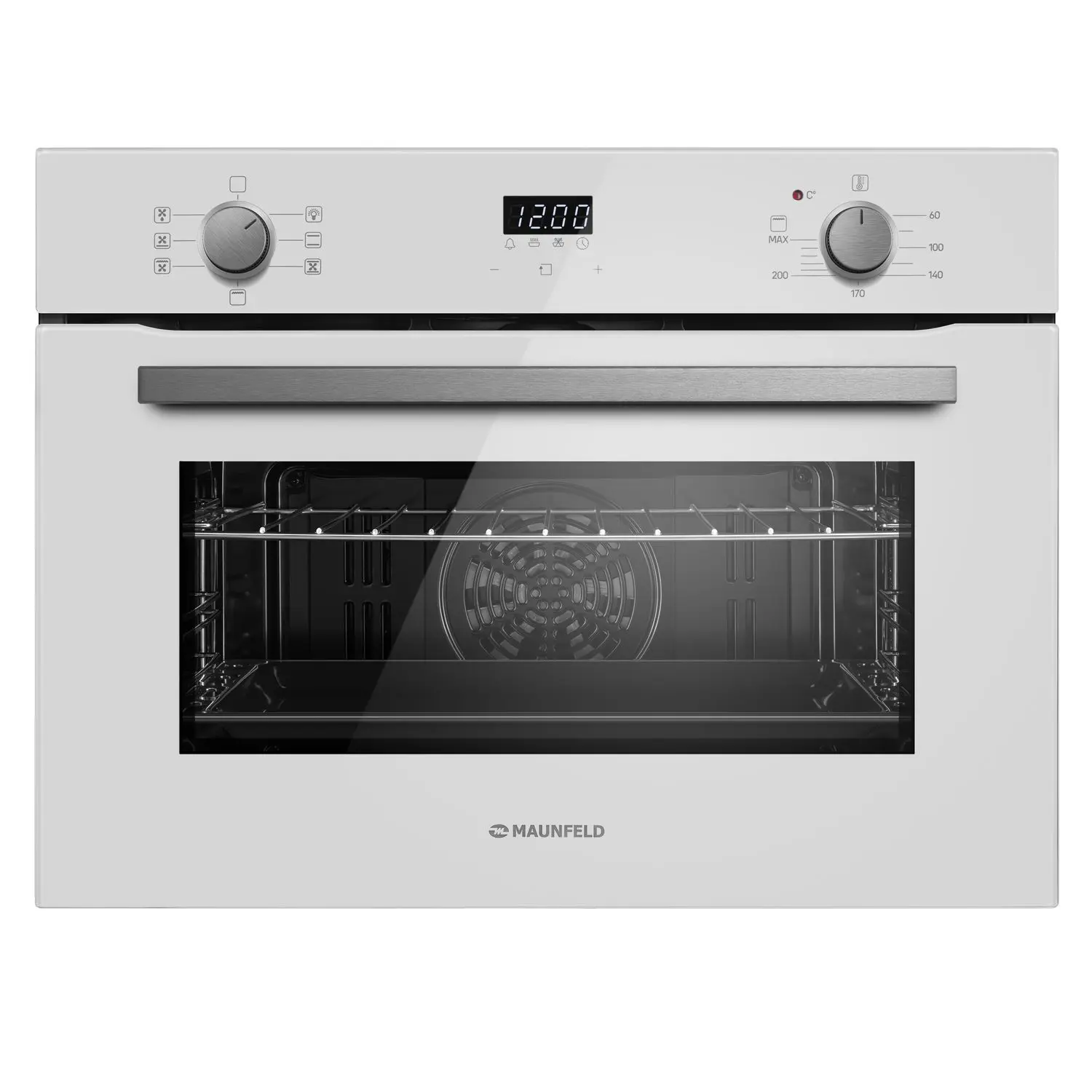 Изображение товара Электрический встраиваемый духовой шкаф Maunfeld AMCO537GW 59.4x45.5x57.5 см цвет белый