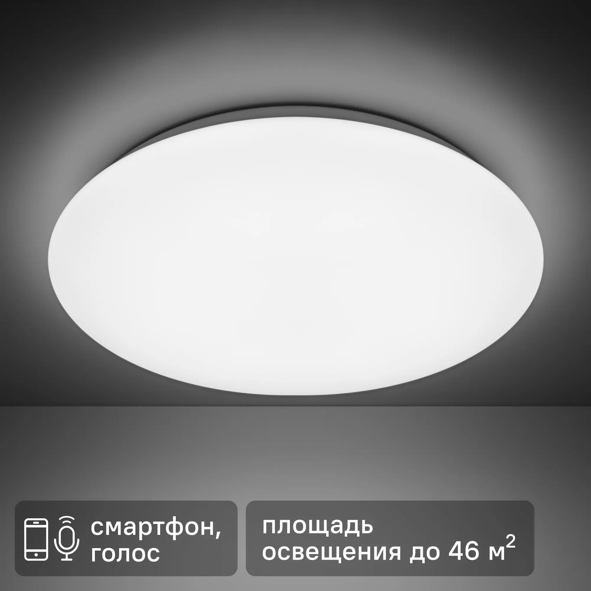 Изображение товара Светильник настенно-потолочный светодиодный Gauss Smart Home с управлением через смартфон