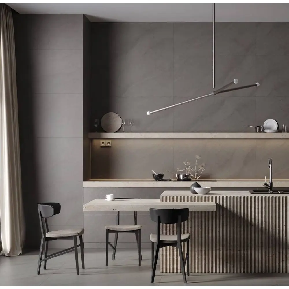 Изображение товара Керамогранит Kerranova Bereg 600x600 мм светло-серый, морозостойкий