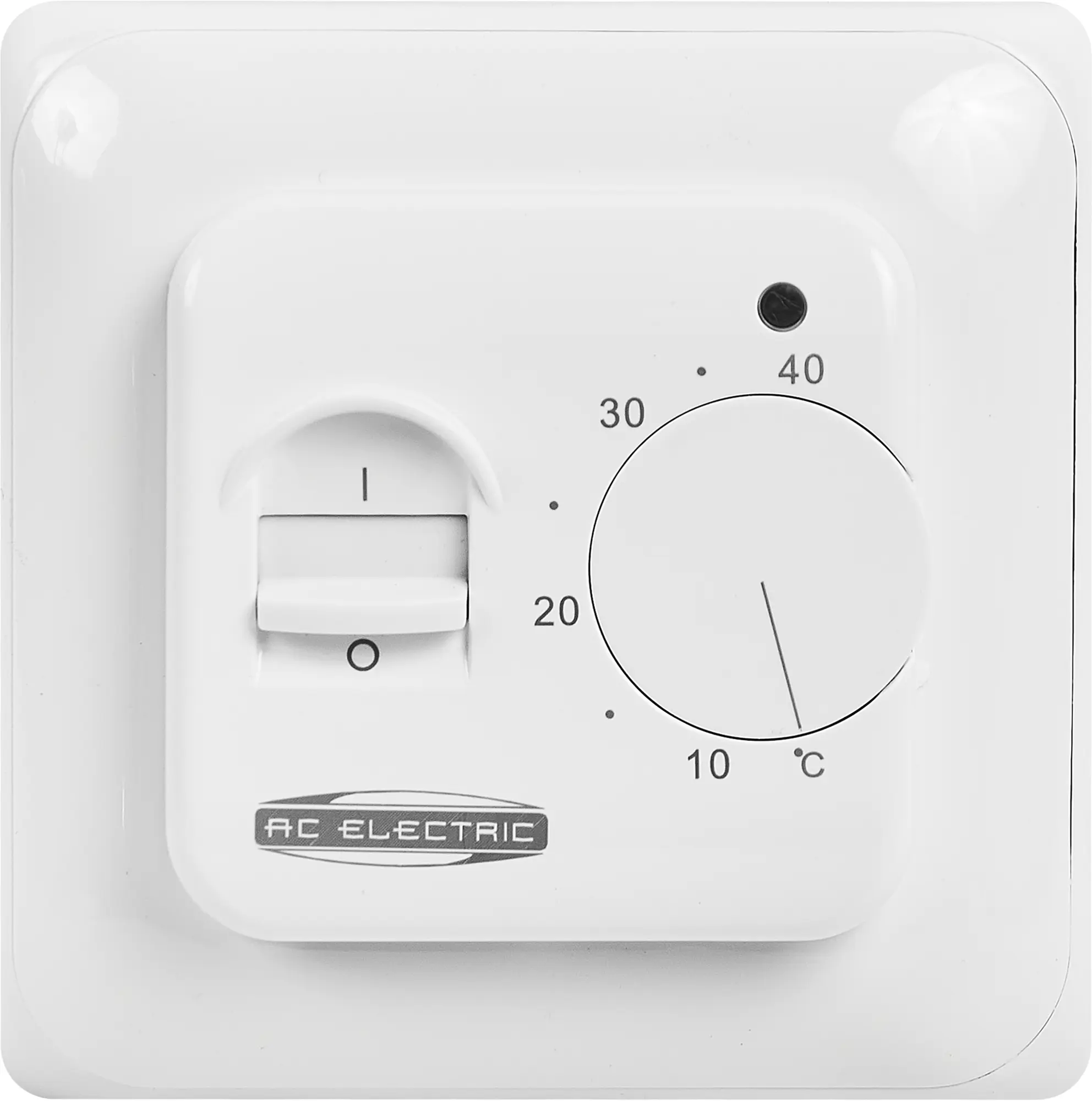 Изображение товара Терморегулятор для теплого пола AC Electric ACT-16 механический белый