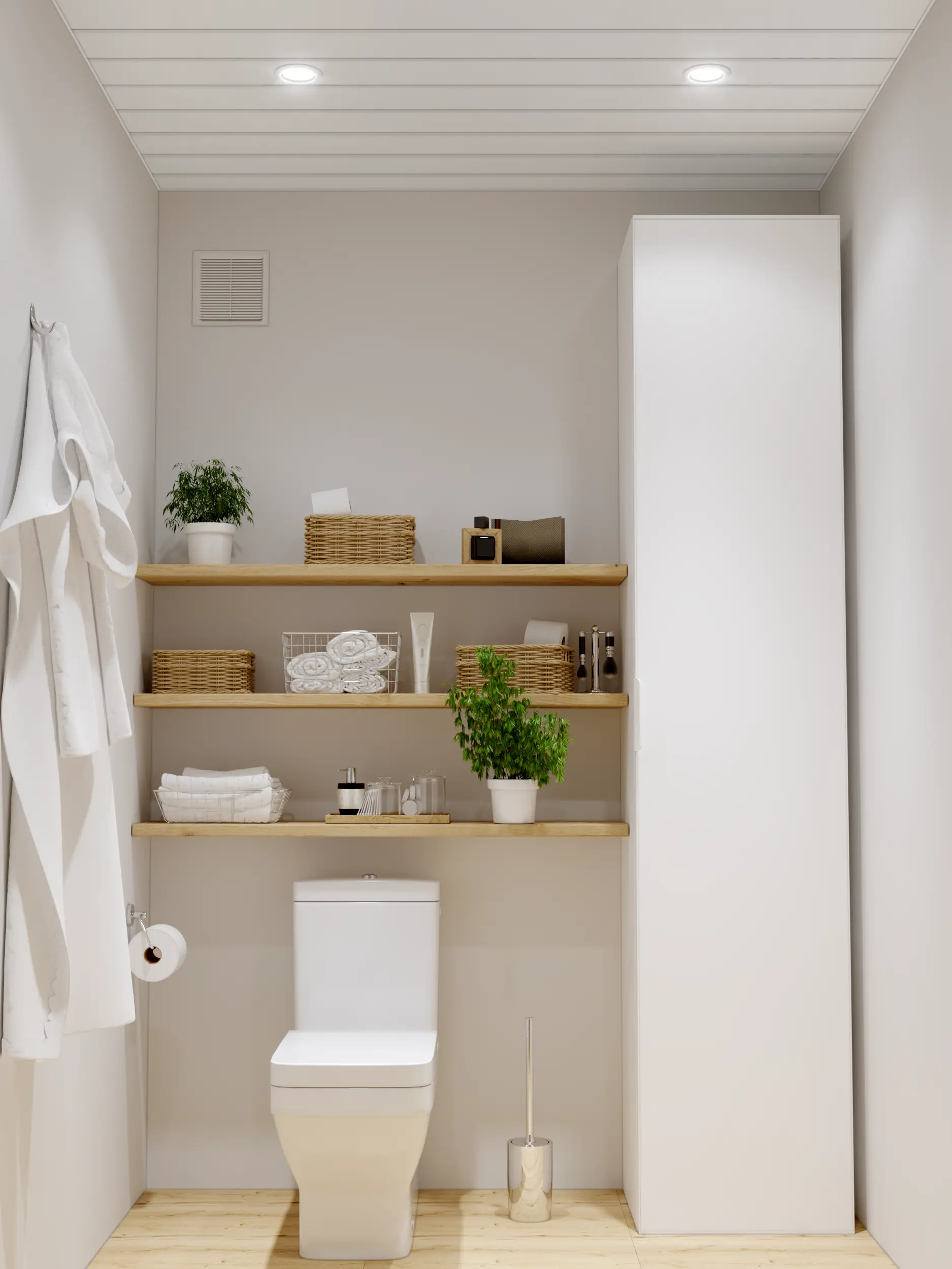 Изображение товара Набор реек 2x1 м белый глянец, алюминий, Россия, монтаж простой и надежный