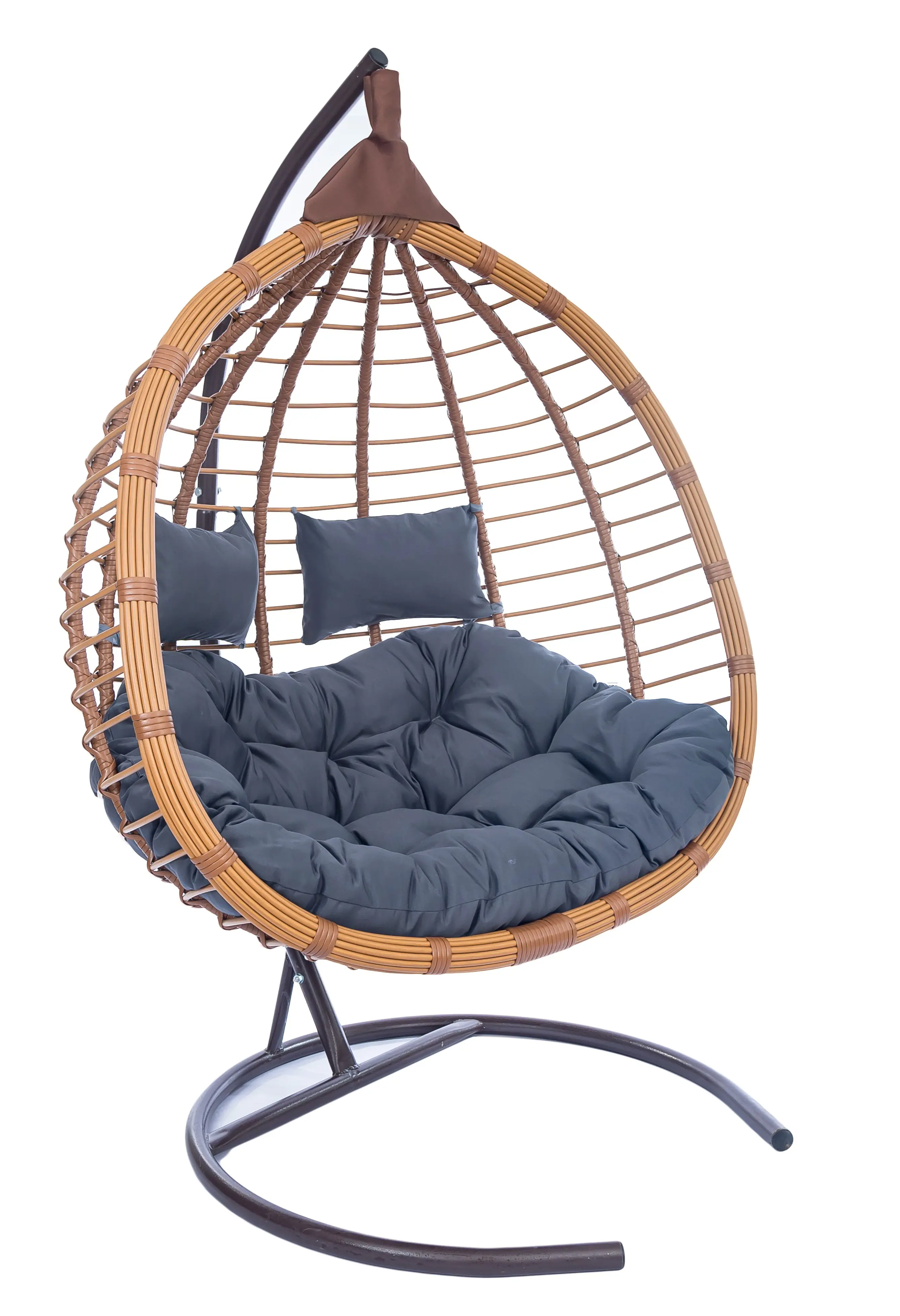 Изображение товара Кресло подвесное Laura outdoor HST - 408 Hasta 2-х местные до 140 кг коричневый