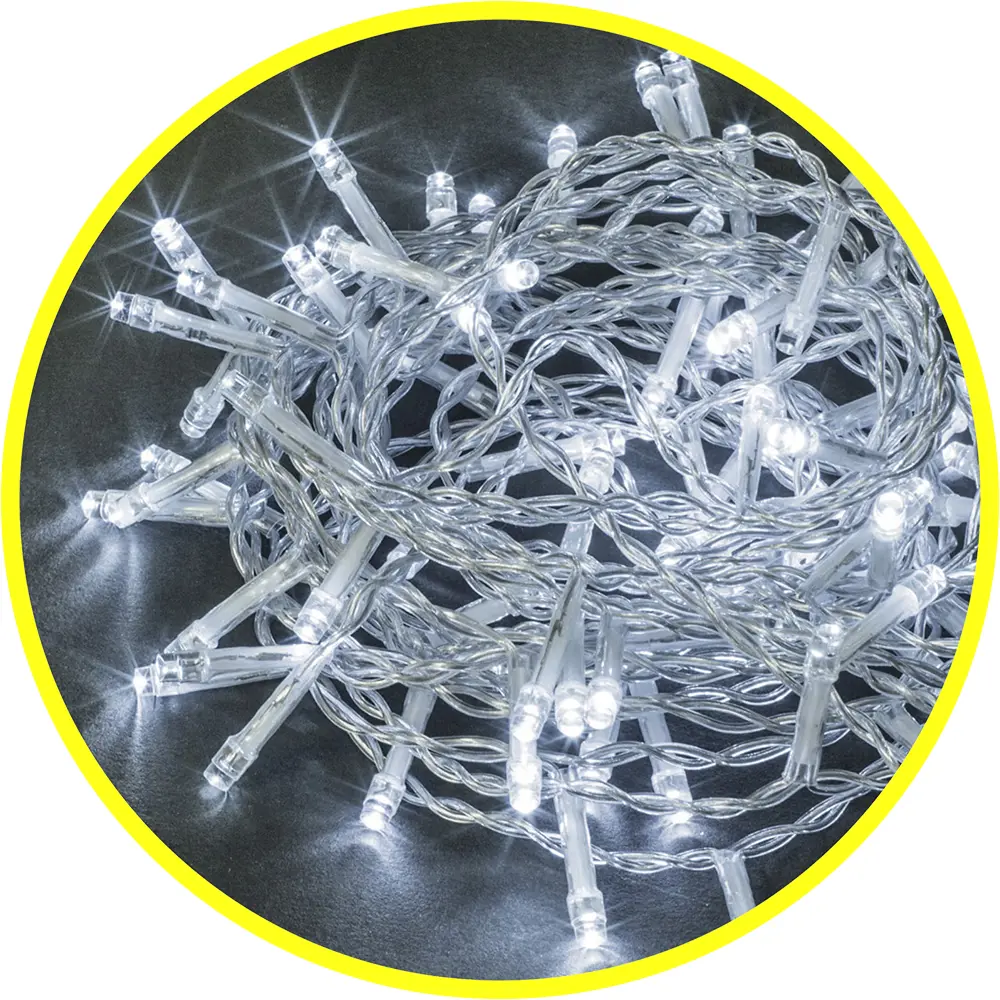 Изображение товара Электрогирлянда комнатная Navigator 61790 1.8 м 30 ламп белый 1 режим работы