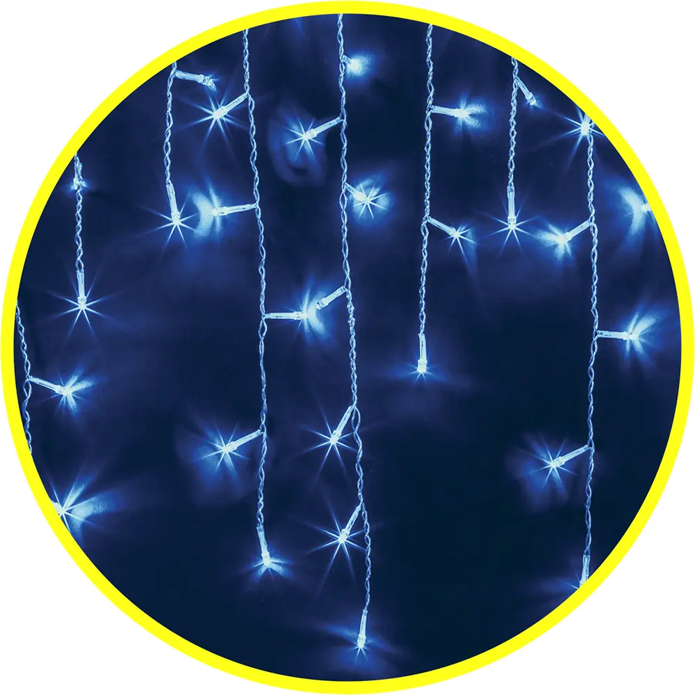 Изображение товара Электрогирлянда универсальная Navigator 93643 бахрома 200x200 м 100 ламп прозрачный 1 режимов работы