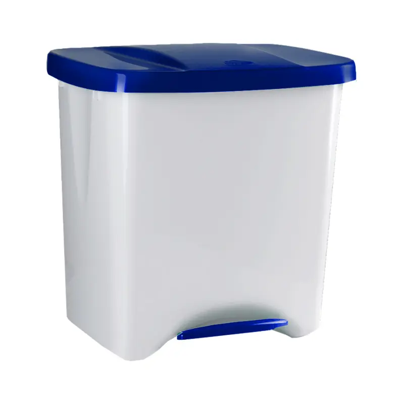 Изображение товара Контейнер 50 л Denox пластик цвет белый синий
