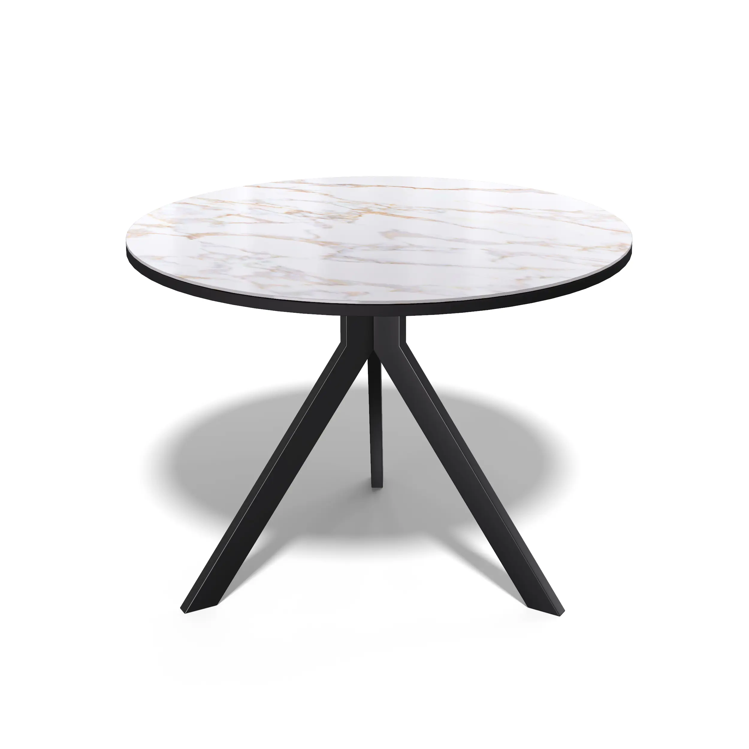 Изображение товара Стол круглый Kenner Rr 90x900 см керамика цвет белый мрамор