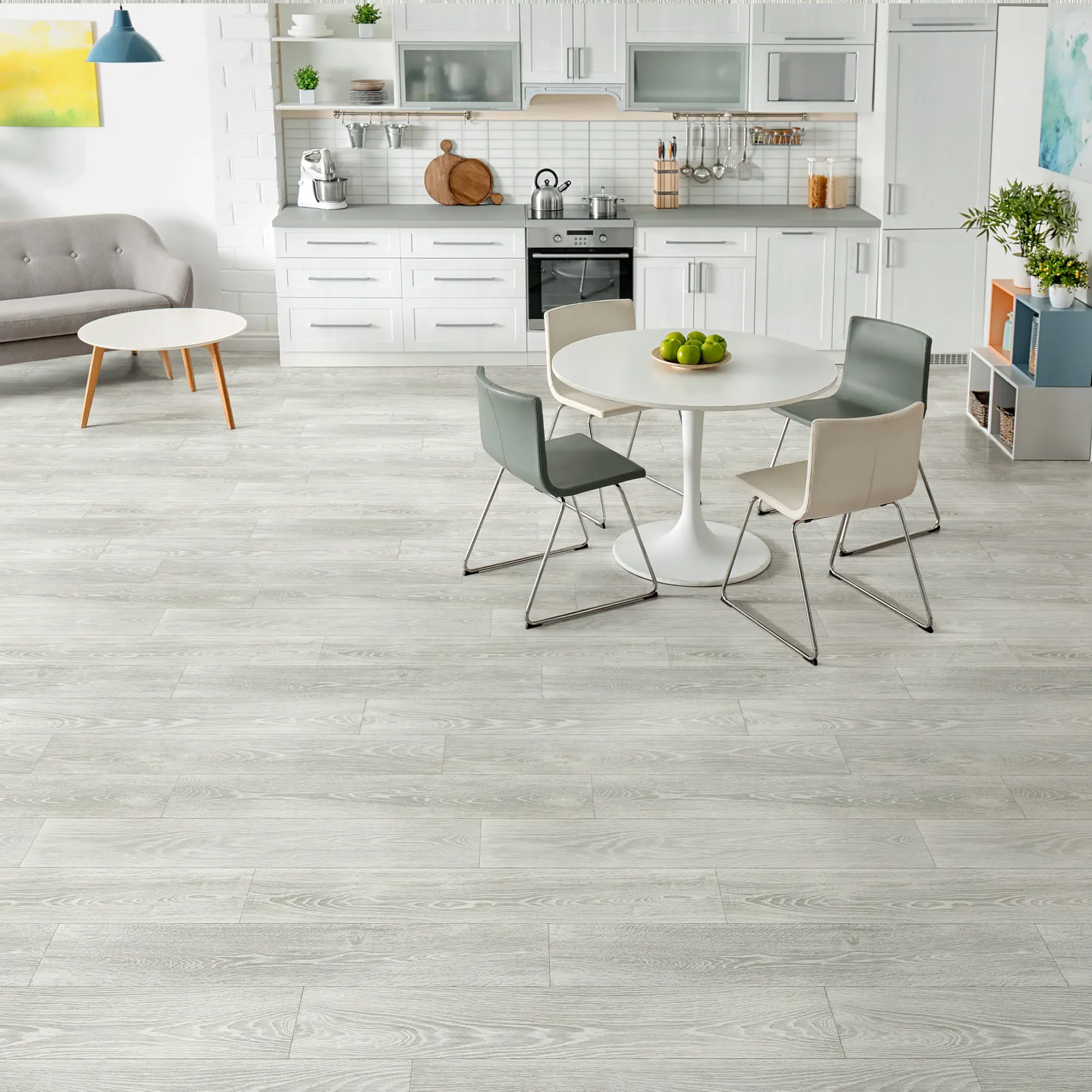 Изображение товара Линолеум Дуб Клайд 32 класс 2.5 м влагостойкий с структурным рисунком