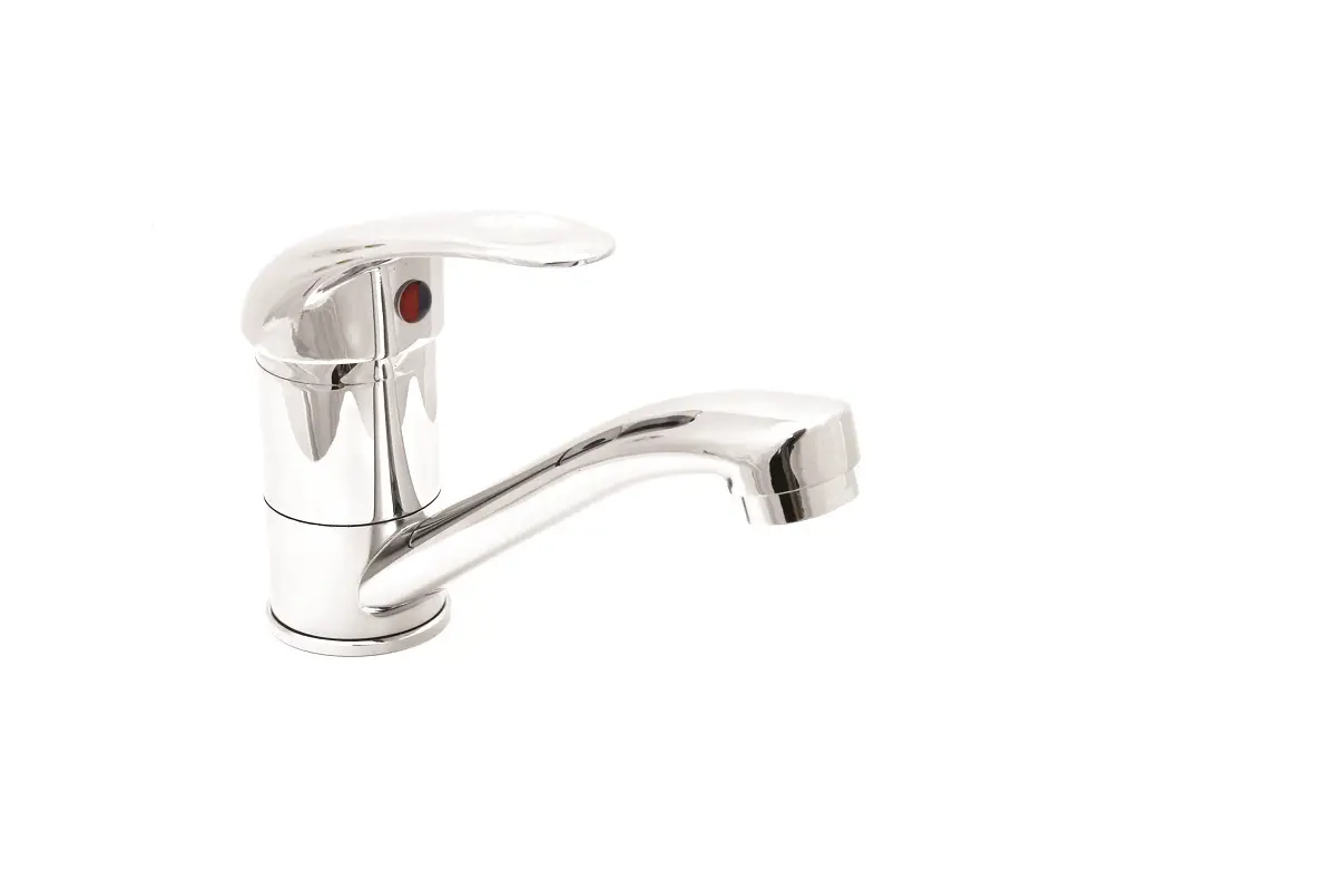 Изображение товара Смеситель для кухни Santrek Standart AQUA-770 SB75 короткий нос 20 см цвет хром