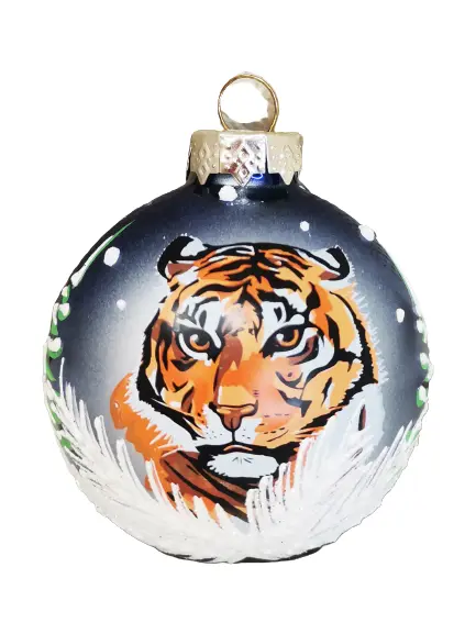 Изображение товара Шар ёлочный Christmas "Уссурийский тигр" ø6.5 см стекло КУ-65-212004
