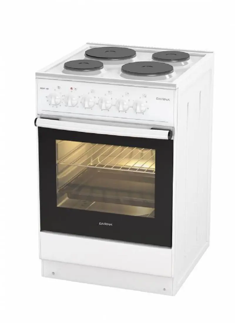 Изображение товара Электрическая плита с духовкой Darina 1В EМ 341 406 W 50x85x56 см цвет белый