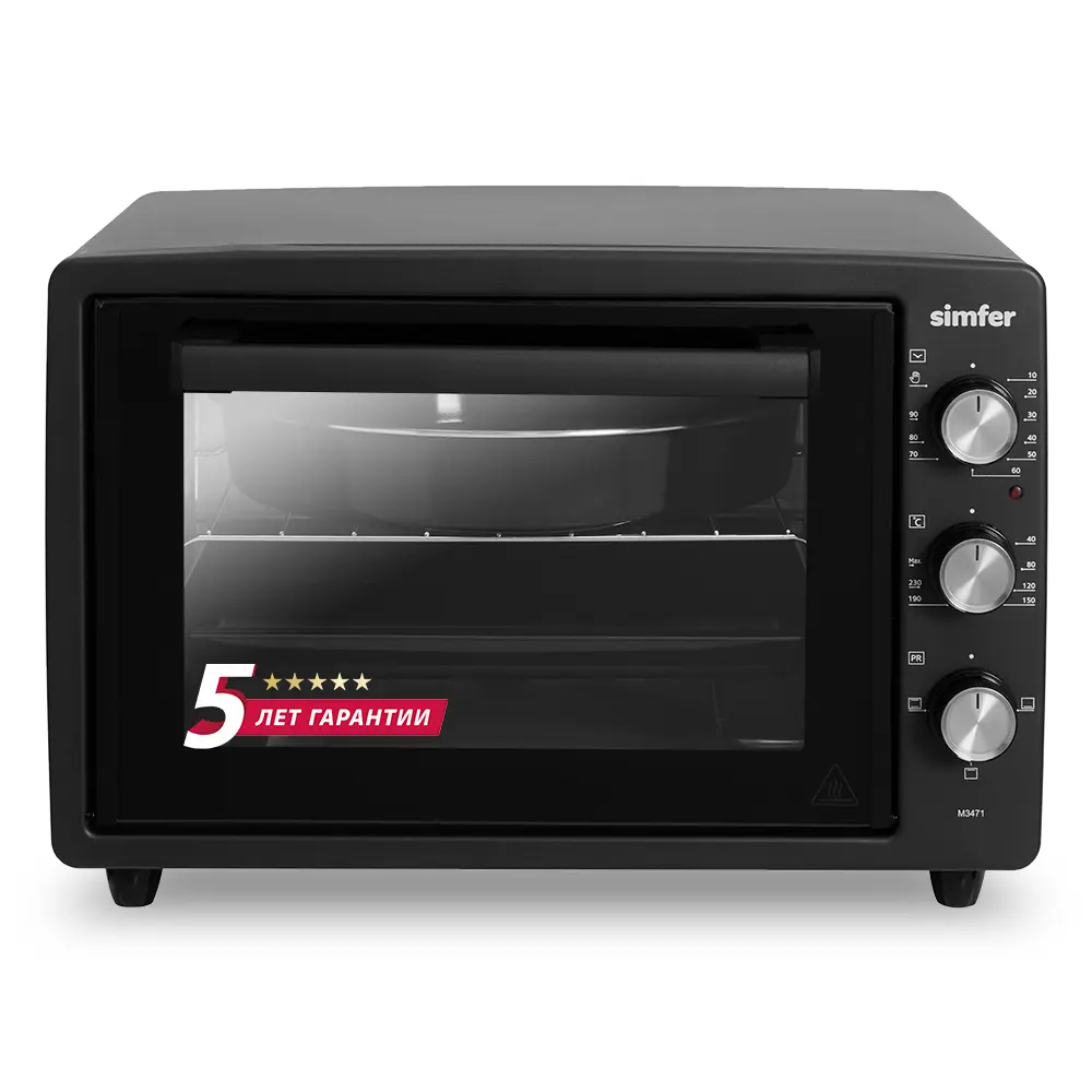 Изображение товара Электропечь 1300 Вт Simfer M3471 48x33x36 см цвет черный