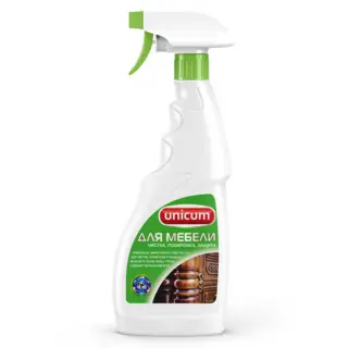 Изображение товара Средство для полировки мебели 3 в 1 UNICUM 8809060160165 500 мл