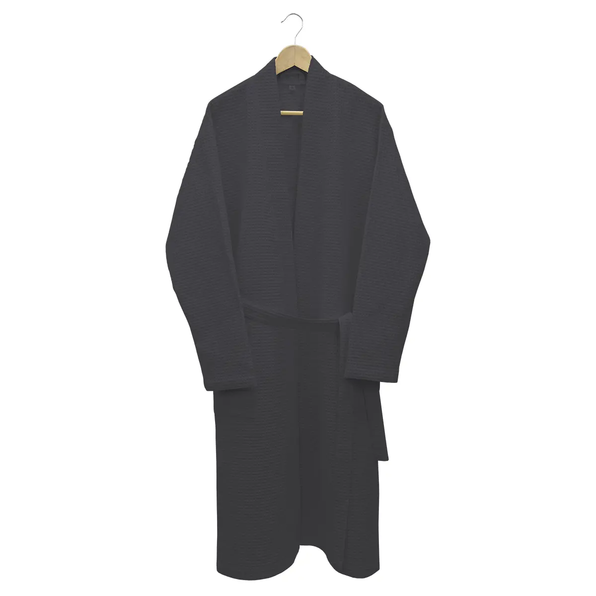 Изображение товара Халат вафельный Votex Home Кимоно без капюшона размер M цвет темно-серый