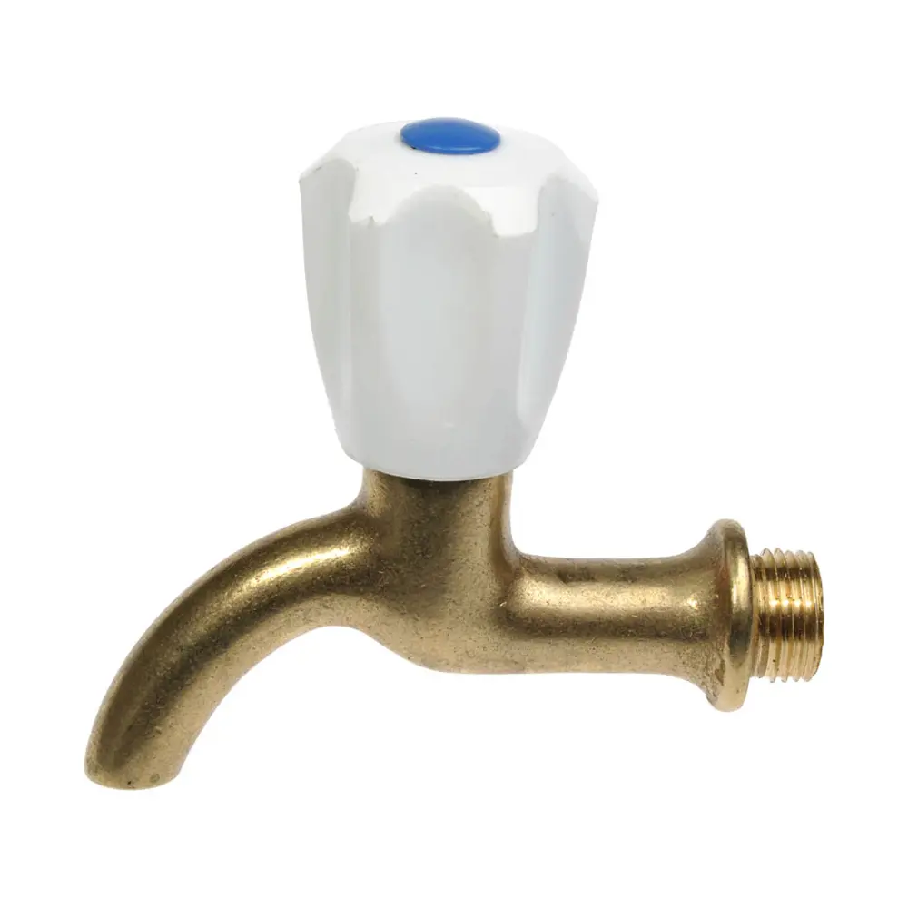 Изображение товара Кран водозаборный вентильный 1/2 из силумин для водоснабжения