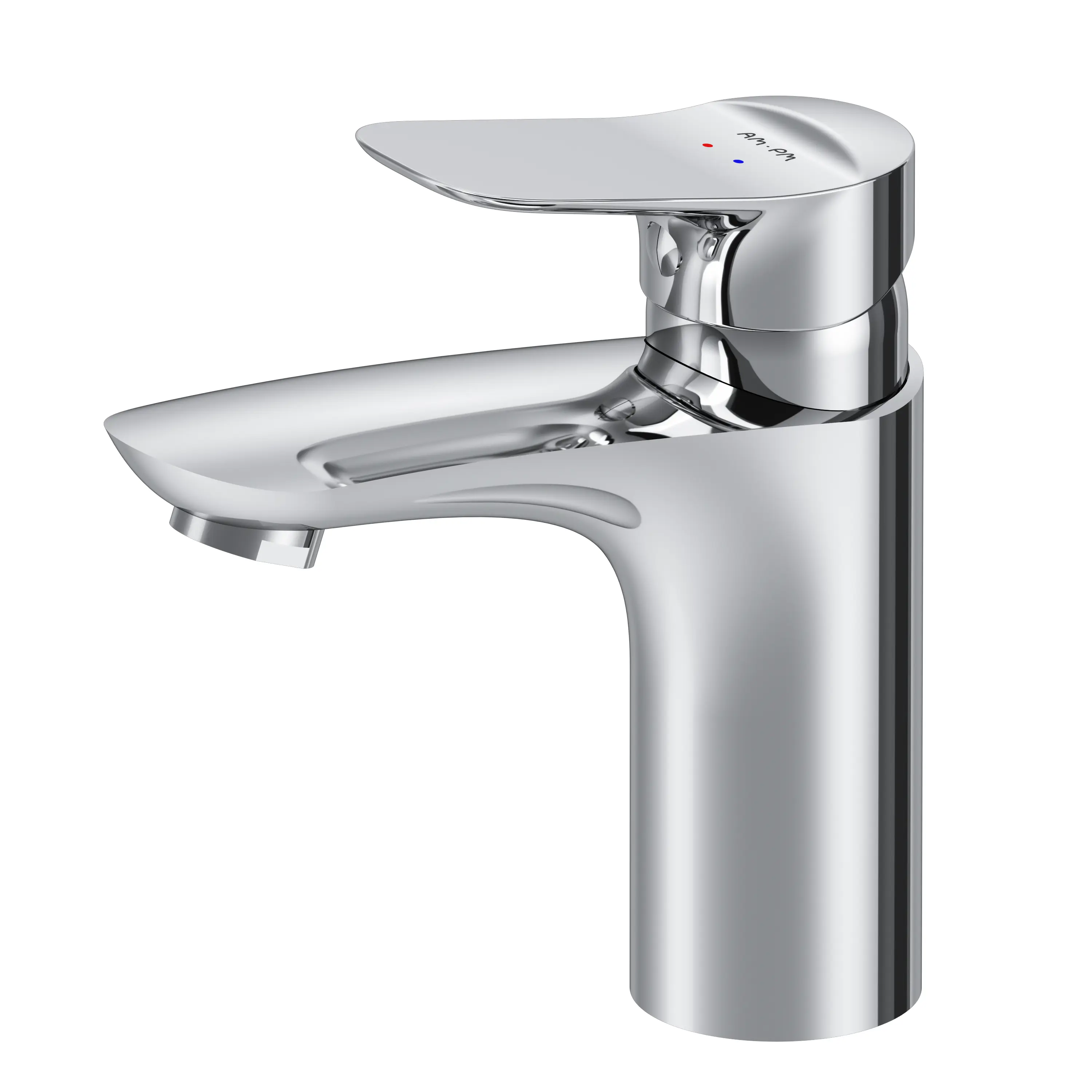 Изображение товара Смеситель для раковины AM.PM Moxie F9ML2100 хром однорычажный стильный и надежный