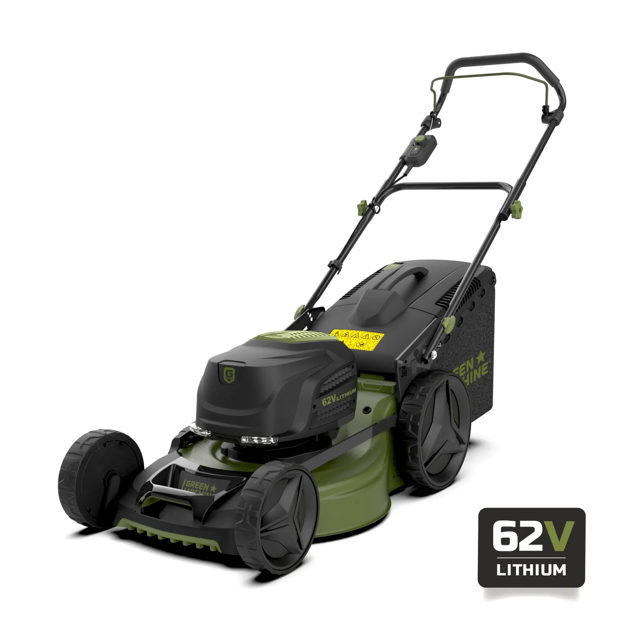 Изображение товара Газонокосилка аккумуляторная бесщёточная Green machine GM192619 63 В 51 см