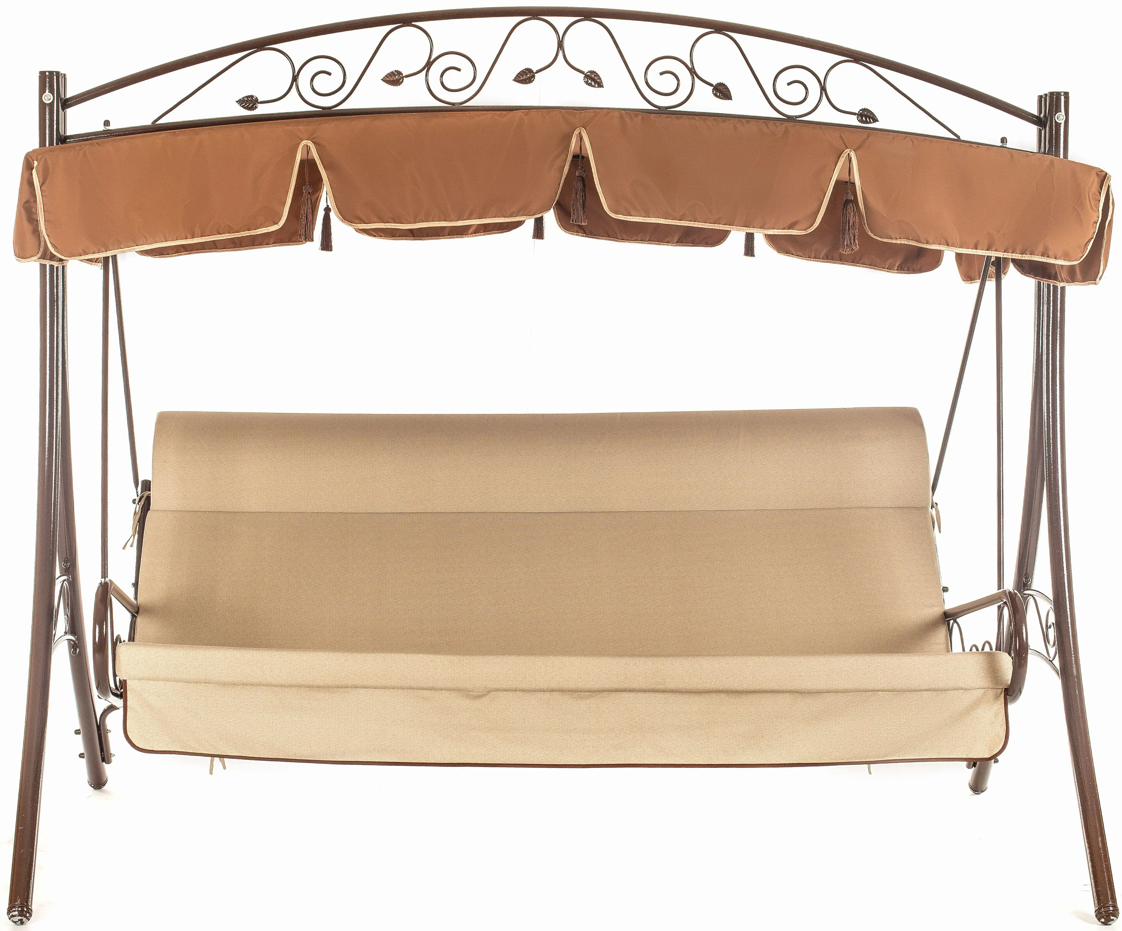 Изображение товара Качели садовые Элит 3-х местные с тентом и подушками до 280 кг