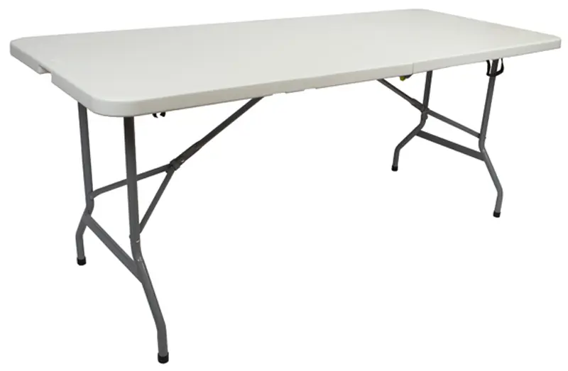 Изображение товара Стол-книжка садовый прямоугольный Metmebel Сатурн складной 181x74.5x74.5 пластик белый