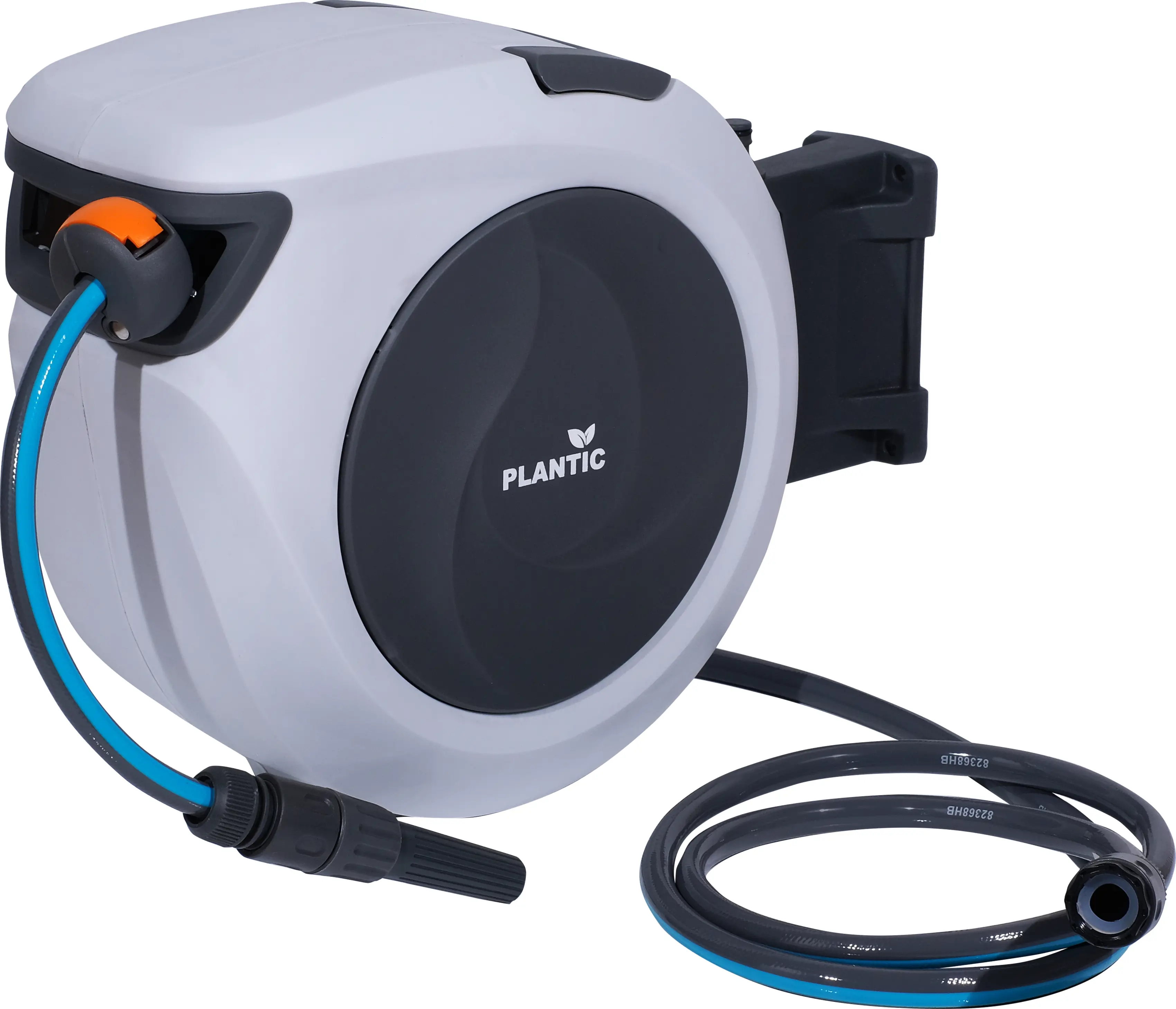 Изображение товара Катушка со шлангом Plantic 20 м 13 мм автоматическая сталь для полива