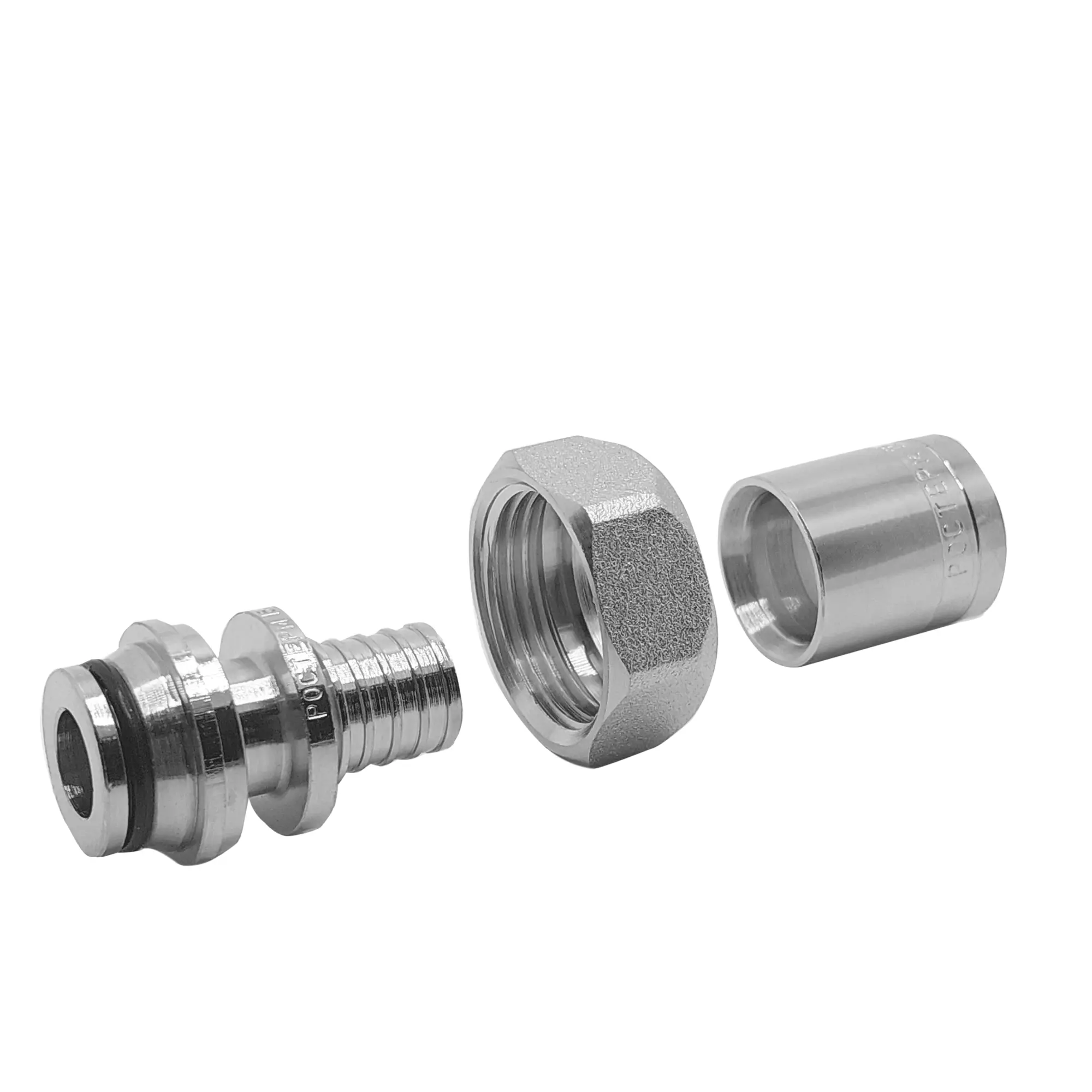 Изображение товара Евроконус с гильзой для труб из сшитого полиэтилена Ростерм 3/4x16 мм латунь ВР