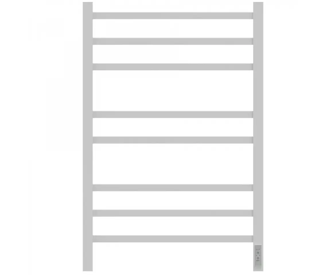 Изображение товара Полотенцесушитель электрический Grois Alex GR-102 П8 500x800 мм 90 Вт с терморегулятором лесенка цвет белый