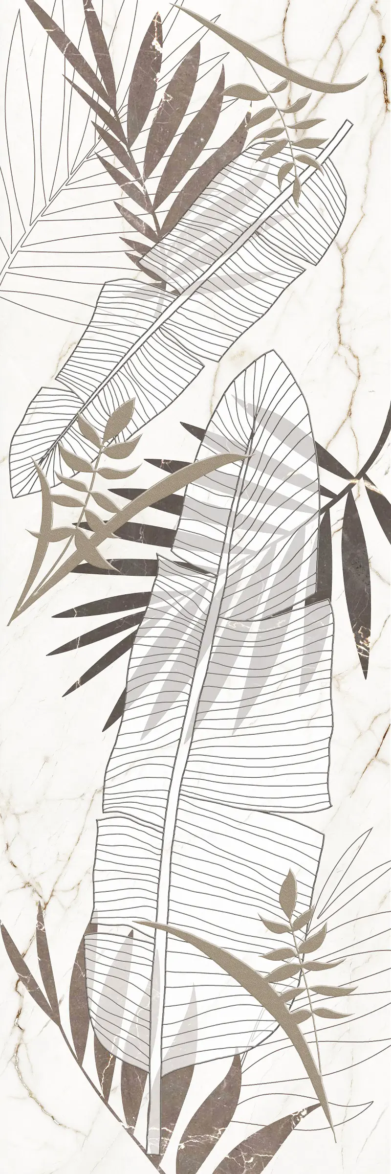 Изображение товара Плитка настенная керамическая Спарк бежевый 30x90 см для кухни и ванной