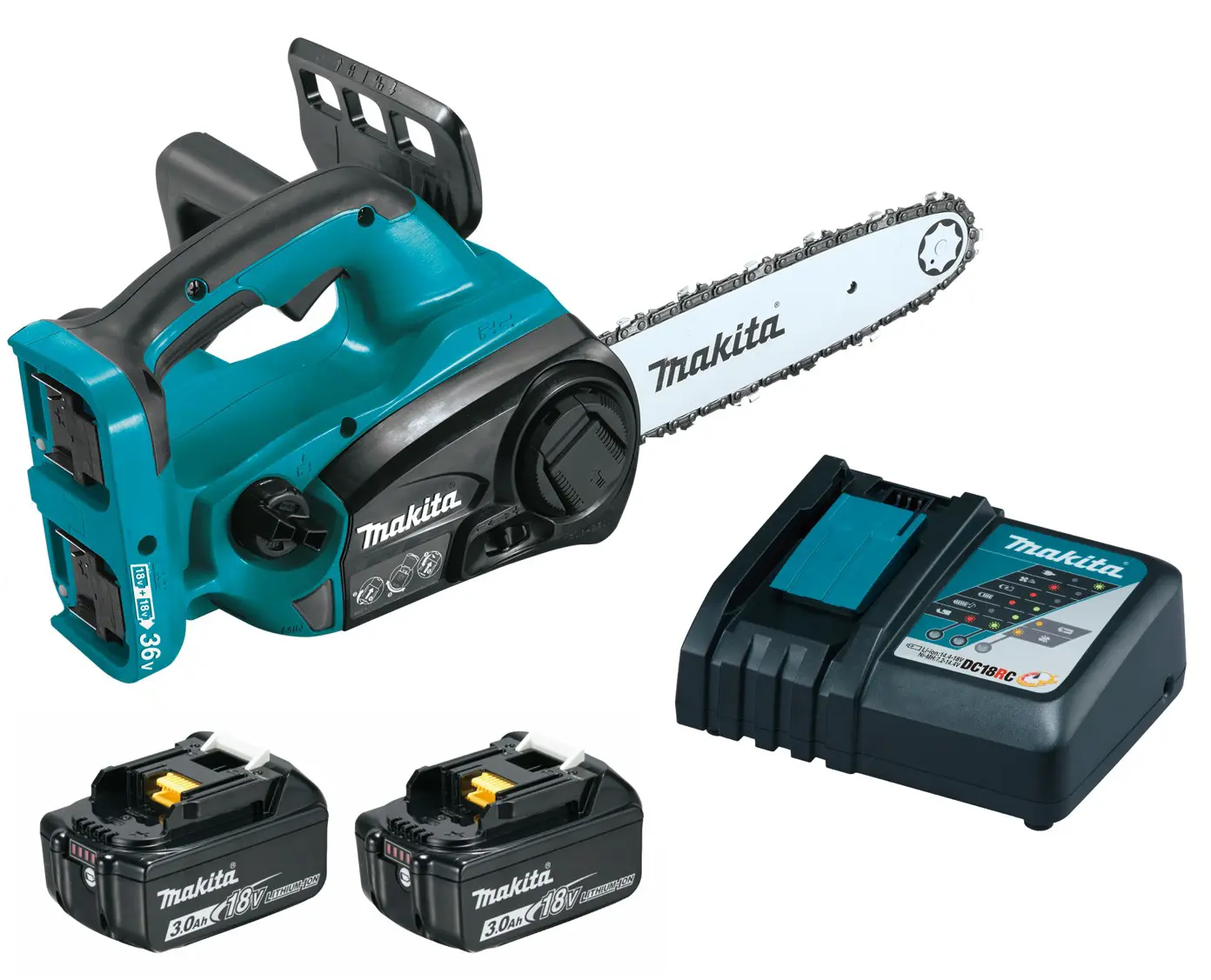 Изображение товара Пила аккумуляторная Makita DUC302 36 В 30 см