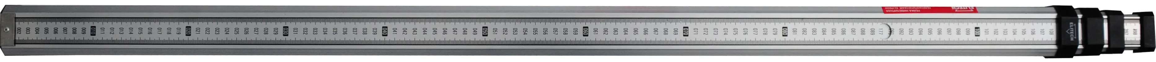 Изображение товара Телескопическая нивелирная рейка Elitech 4 м для точных измерений