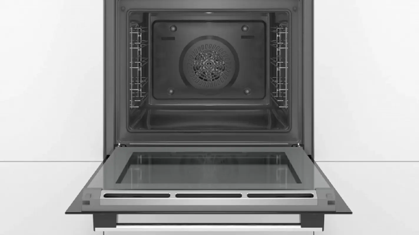 Изображение товара Электрический встраиваемый духовой шкаф Bosch HBA573BS1 59.4x59.5x54.8 см цвет нержавеющая сталь