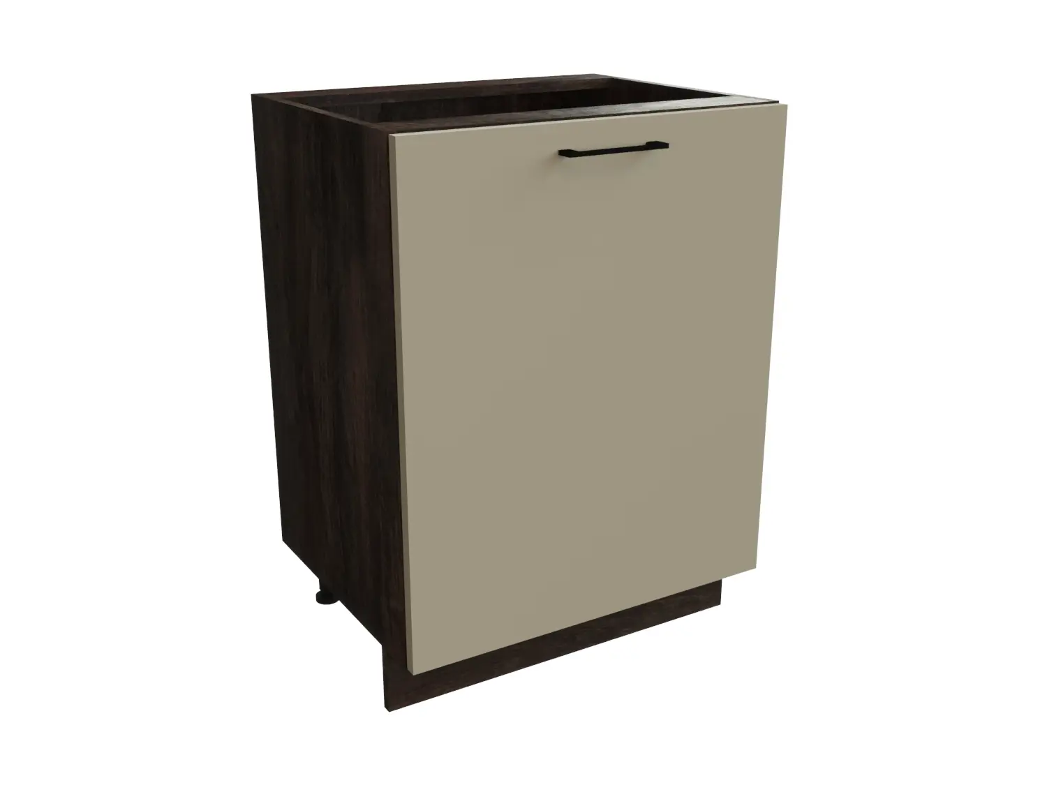 Изображение товара Напольный шкаф с 1-ой дверцей Сурская Мебель Эстетик 60x81.60x47.80 см МДФ цвет кальяри/порт-ройал