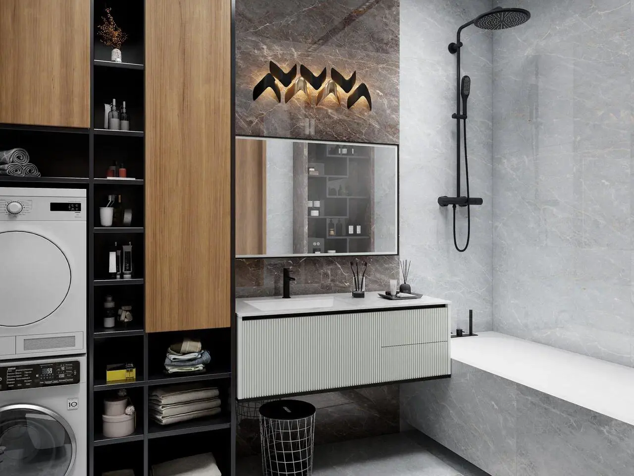 Изображение товара Керамогранит Bluezone Istanbul Argenta Glossy 120x60 серый для пола и стен