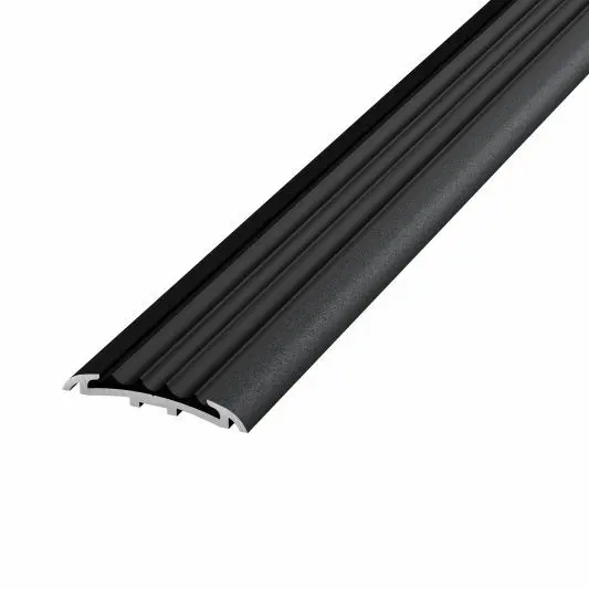 Изображение товара Противоскользящий алюминиевый профиль для ступеней ALPROFI ПС 08-1.2700.15 270 см черный