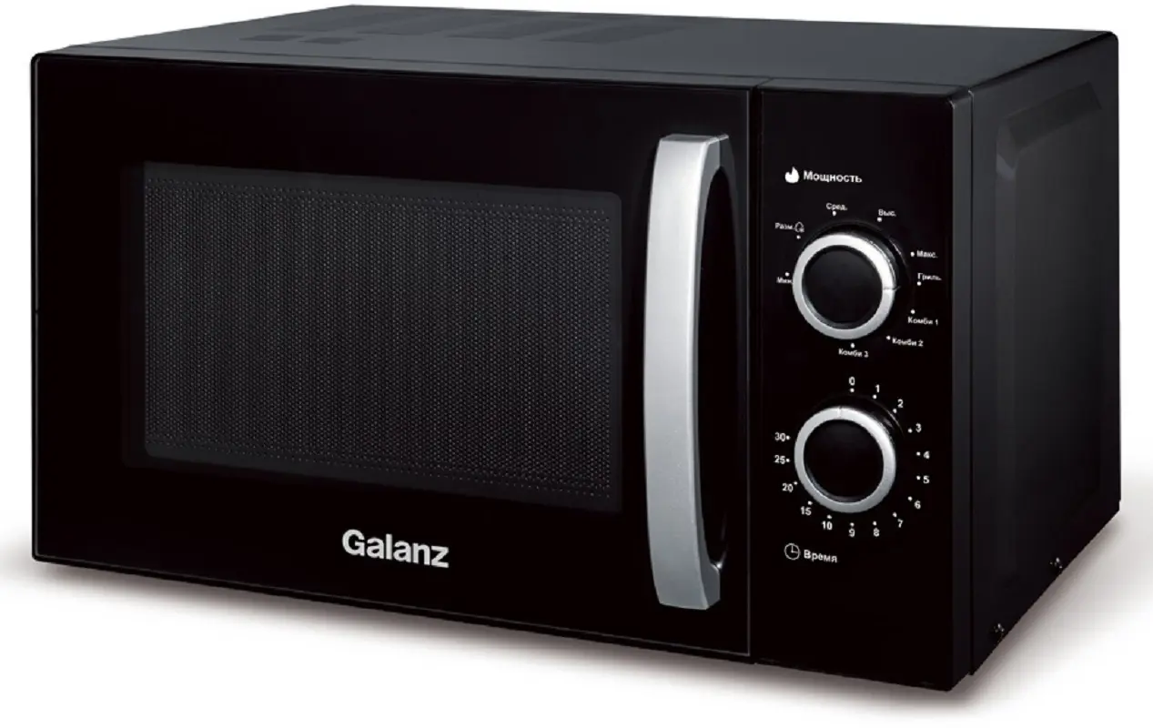Изображение товара Отдельностоящая микроволновая печь Galanz 220092 20 л 48.3x28.1x39.5 см цвет черный