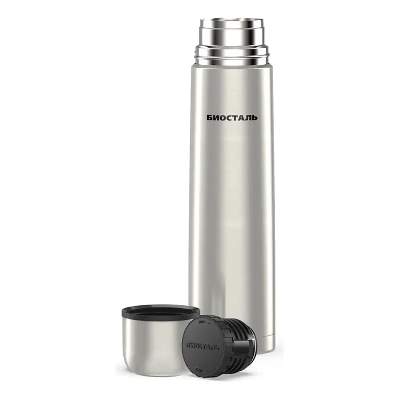 Изображение товара Термос 1200 мл Biostal Promo колба из нержавеющей стали цвет серый/серебристый