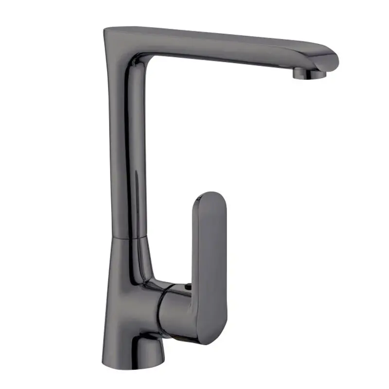 Изображение товара Смеситель для кухни Melodia della vita MDV35615gn поворотный излив 23.7 см цвет темно-серый