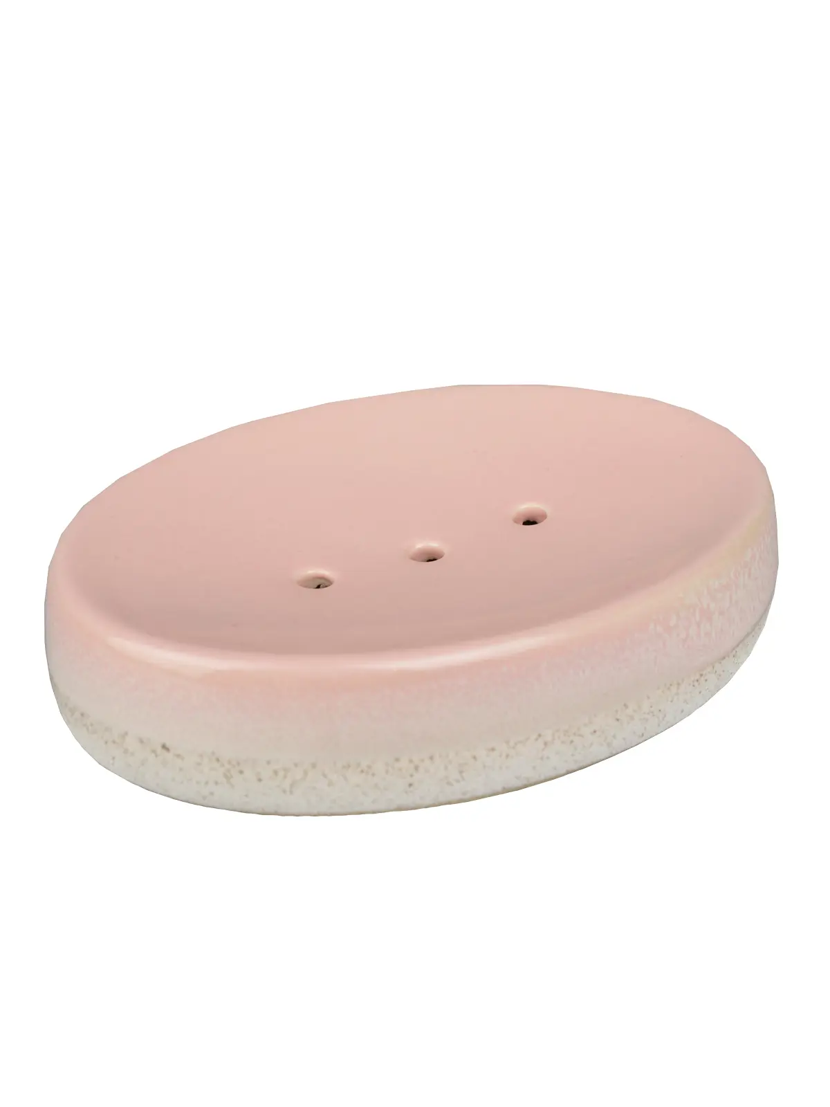 Изображение товара Мыльница Zenfort Ombre из керамики розовая овальная стильная и практичная