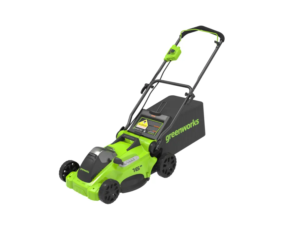 Изображение товара Газонокосилка аккумуляторная бесщёточная Greenworks Gd40lm16x нск 40 В 41 см АКБ и ЗУ не в комплекте