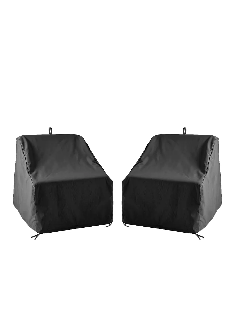 Изображение товара Комплект чехлов для кресел Tplus 1210x1010x1000/750 мм 2 шт оксфорд черный