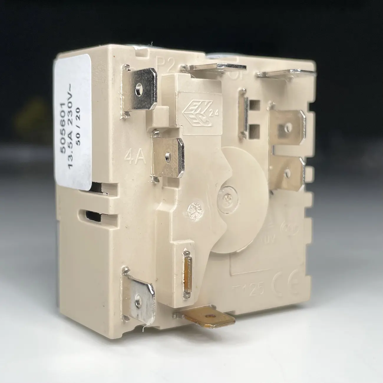 Изображение товара Переключатель мощности двухзонной конфорки Kuche Asp 005 Is 101-000D металл цвет серый/серебристый