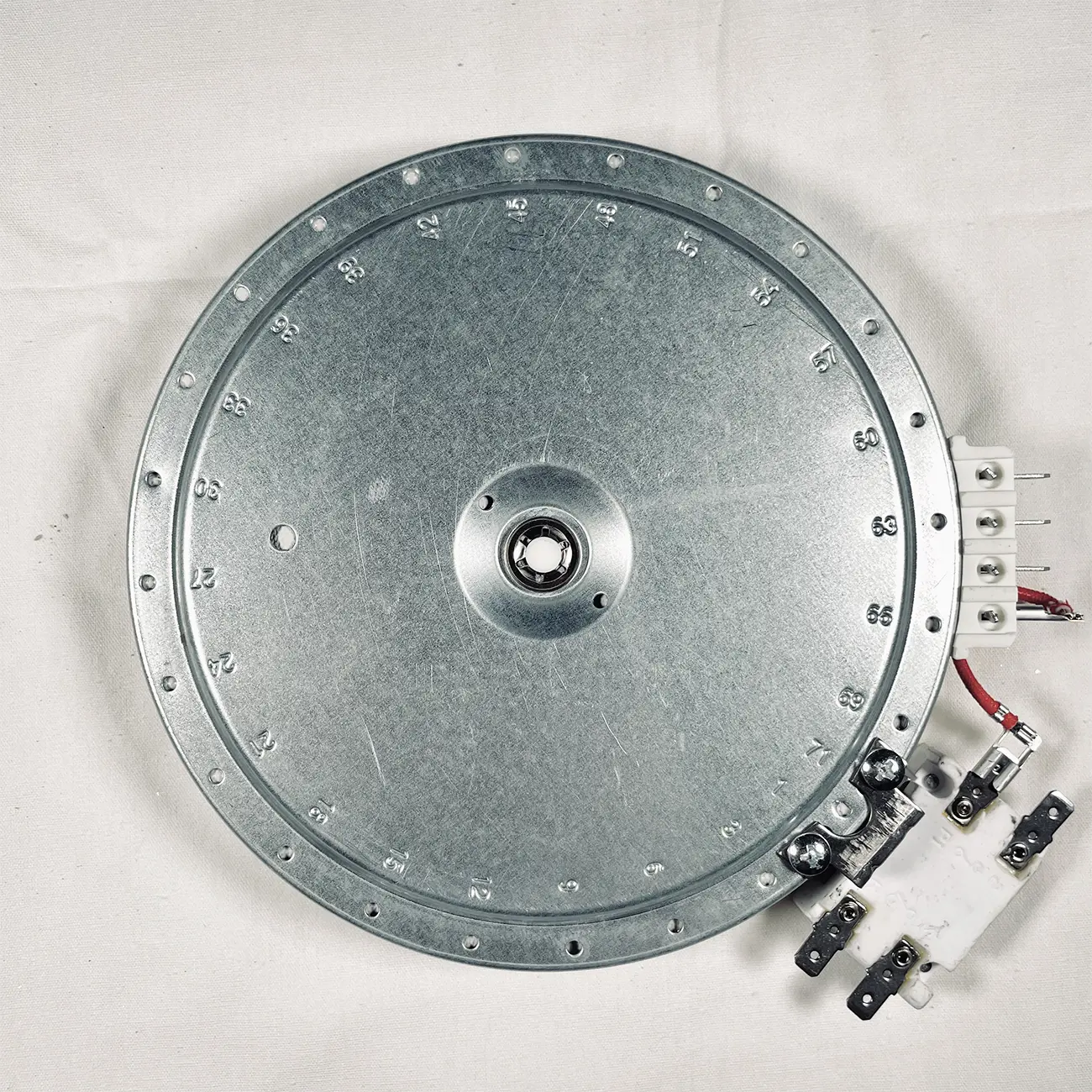 Изображение товара Конфорка для электроплиты 145 мм/165 мм 3 спиральная Kuche Asp 010 Hlc-14-12 металл цвет серый/серебристый