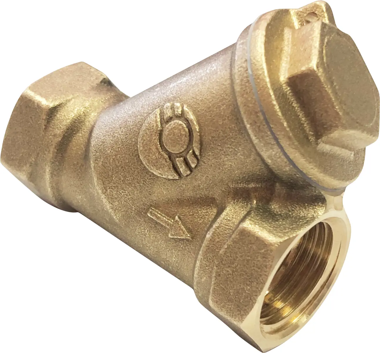 Изображение товара Фильтр косой Valfex VF.192 Латунь 1/2 дюйма никелированное покрытие