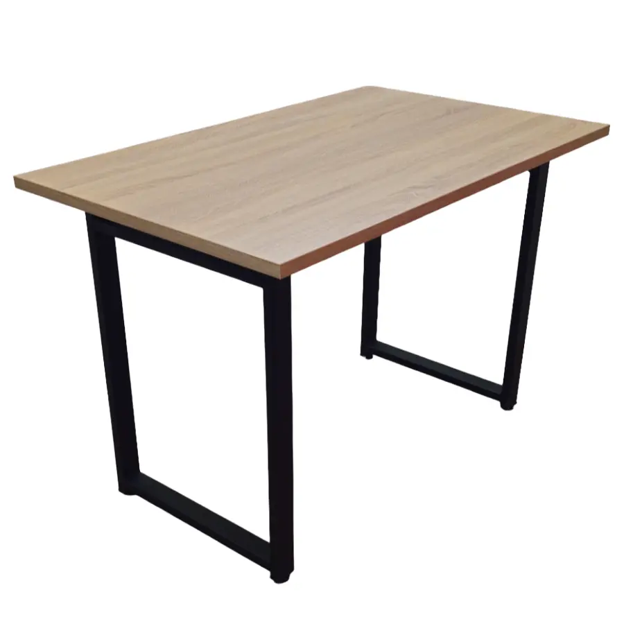 Изображение товара Кухонный стол нераскладной Big House Gus 140x79 см ЛДСП дуб сонома стиль лофт