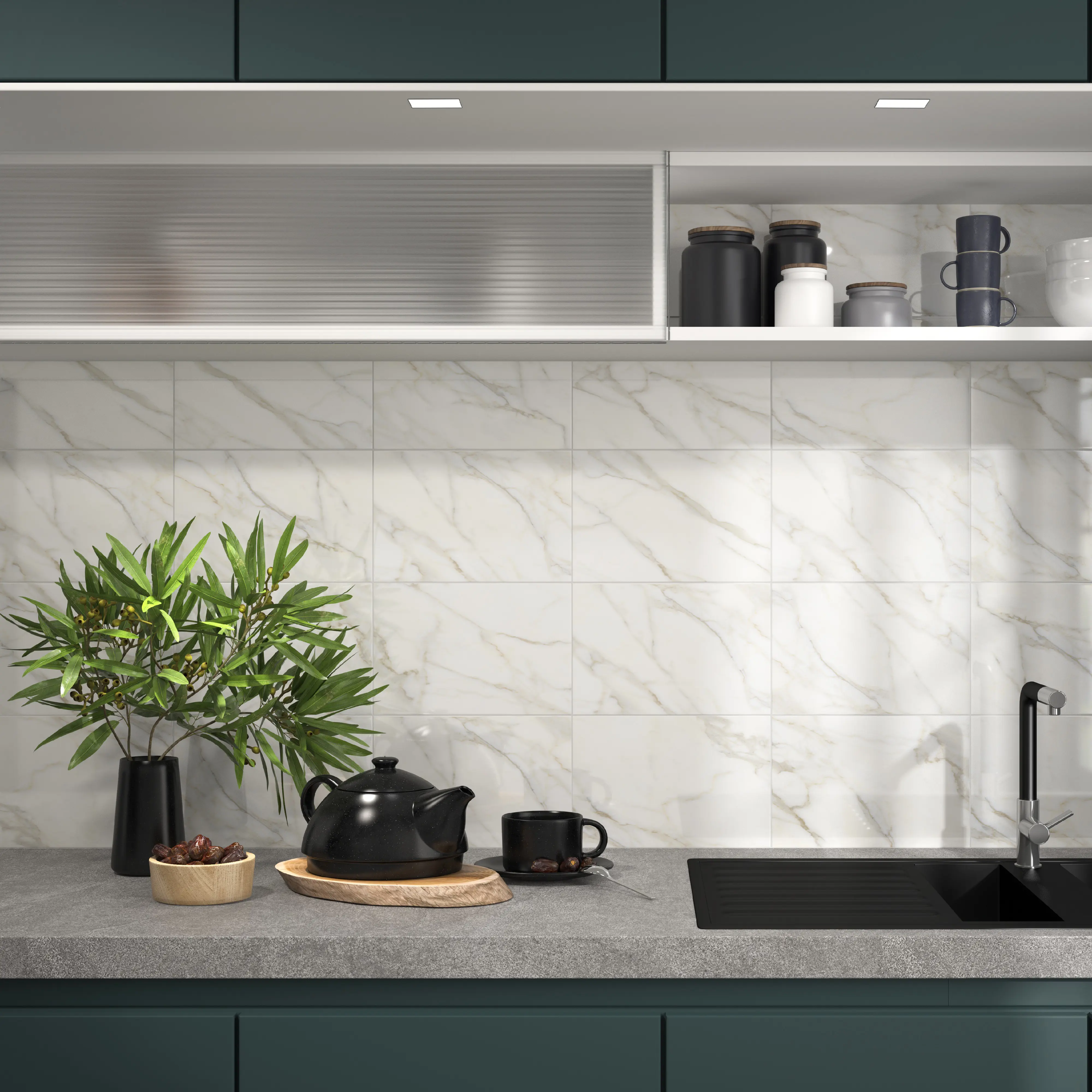 Изображение товара Плитка настенная Kerama Marazzi Рива 20x30 см глянцевая белая для стен