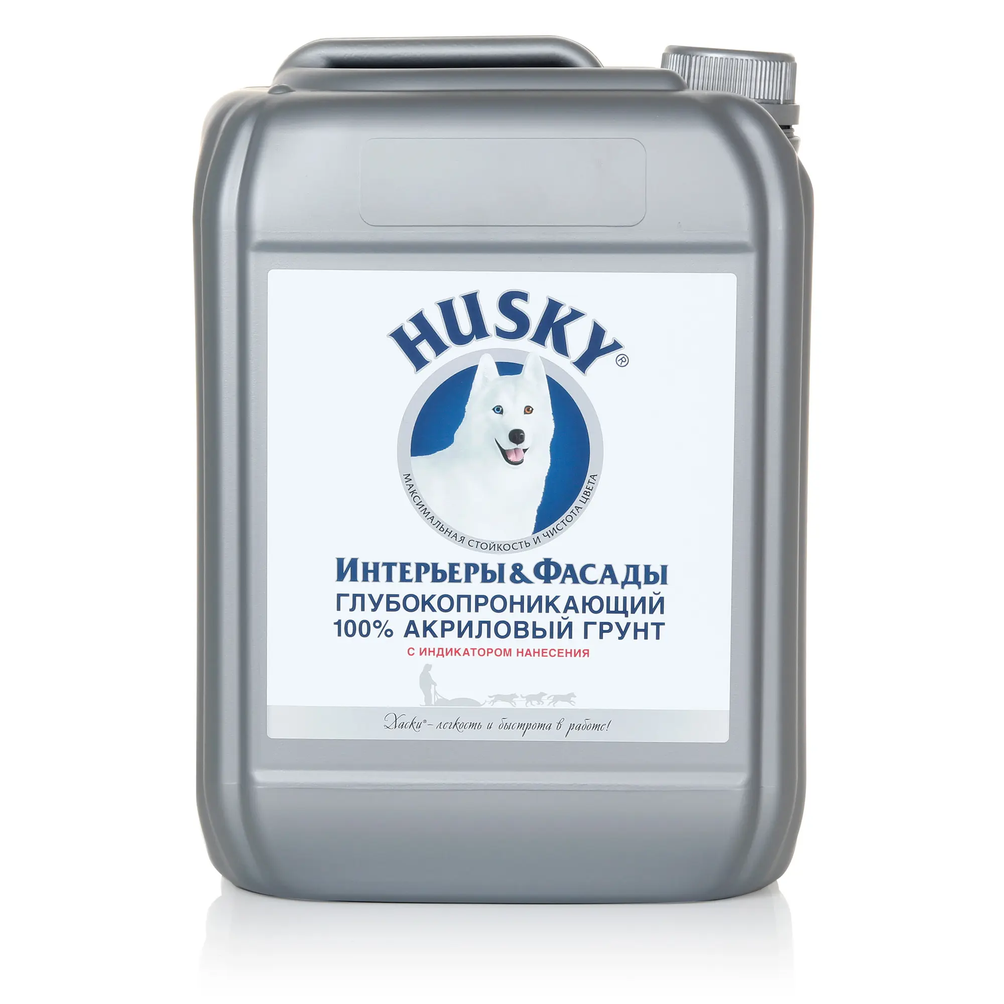 Изображение товара Акриловый грунт с индикатором Husky Omega бесцветный 10л