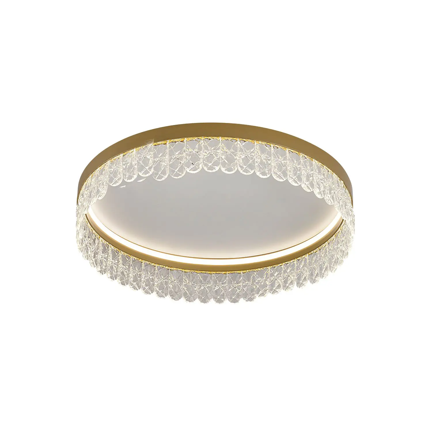 Изображение товара Люстра потолочная светодиодная Favourite 6093-1c с пультом управления 8 м² нейтральный белый свет цвет серый