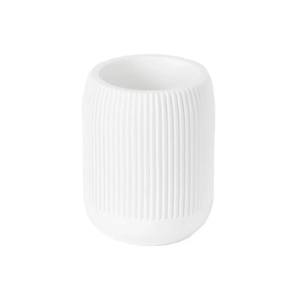 Изображение товара Стакан для зубных щёток Lemer Savona полирезин цвет белый