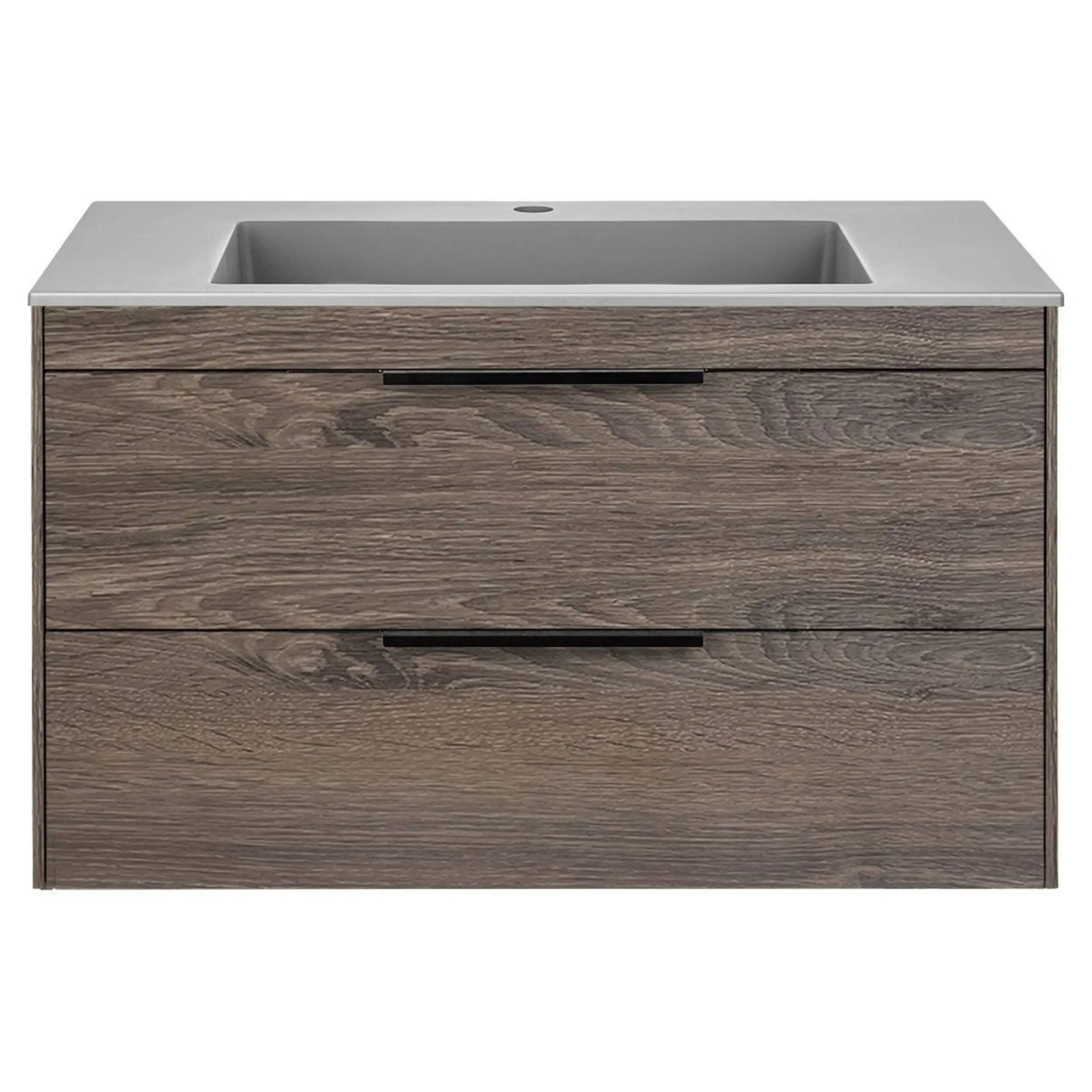 Изображение товара Тумба с раковиной Vincea Chiara 2D 800 R.Oak Grey VMC-2C2800RO VCB-13800G